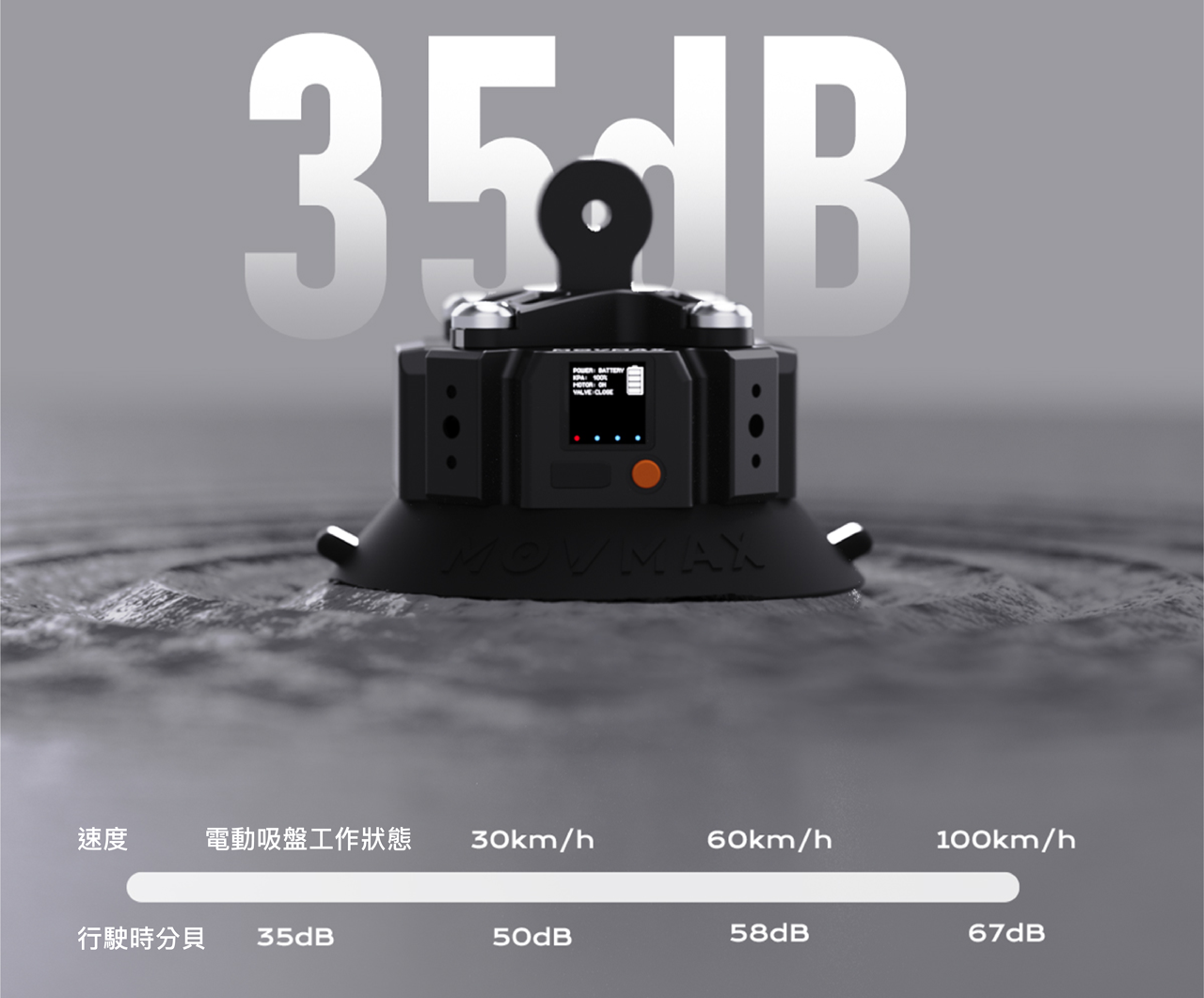 低於 35 dB 的靜音運作